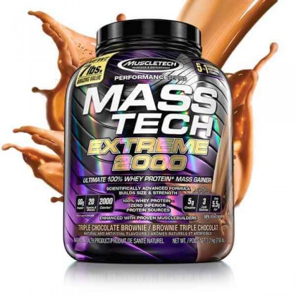 Mass Tech Extreme 2000 3.2kg 7lbs Gainer Muscletech