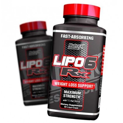 Lipo 6 Rx 60 caps Como Tomar Composição Nutrex