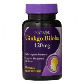 Ginkgo Biloba 120mg 60 caps Bem-Estar Natrol