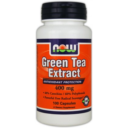 Green Tea Extract 100 caps Chá Verde NOW Foods