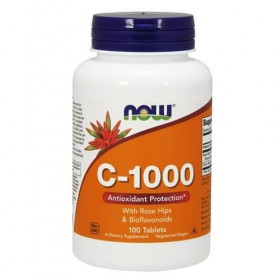 C-1000 100 caps Vitamina C Antioxidante Now Foods