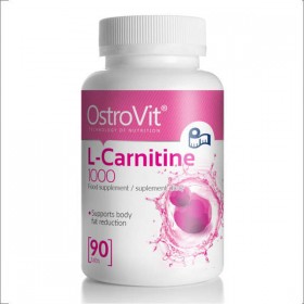 L-carnitine 1000 90 tabs Efeitos Benefícios Ostrovit
