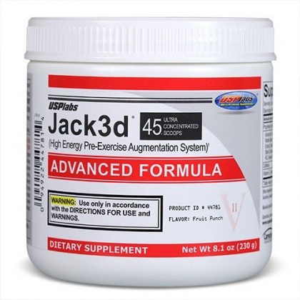 Jack3d Advanced Formula 230g USP Labs 