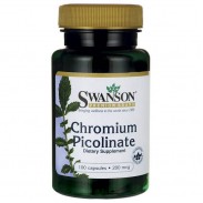 Chromium Picolinate 100 caps 200mcg Crómio Tomar Swanson