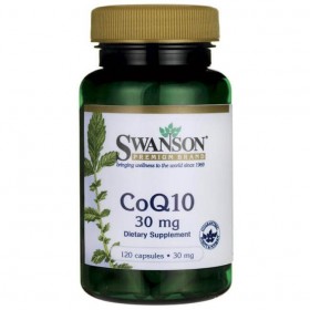 CoQ10 30mg 120 Caps Coenzima Ubiquinol Preço Swanson 