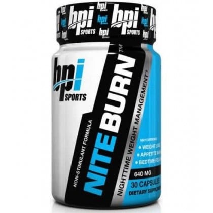 Nite-Burn 30 capsules weight Loss BPI Sports