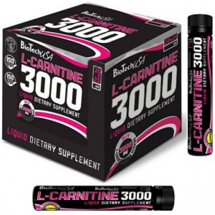 L-carnitine 3000 Ampola 25ml unidose Biotech