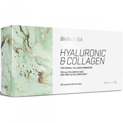 Hyaluronic & Collagen 120 capsules Biotech USA