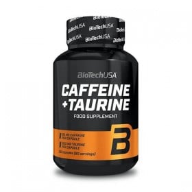 Caffeine + Taurine 60 capsules Biotech Nutrition