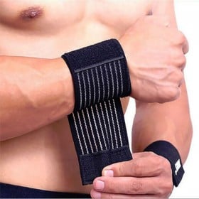 Protetores de Pulsos Wrist Wraps Elásticos (Par)
