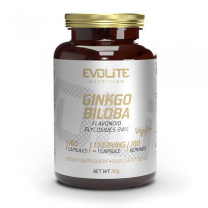 Ginkgo Biloba 180 Cápsulas Evolite Nutrition