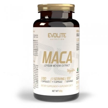 Maca 100 Vcaps 500mg Evolite Nutrition