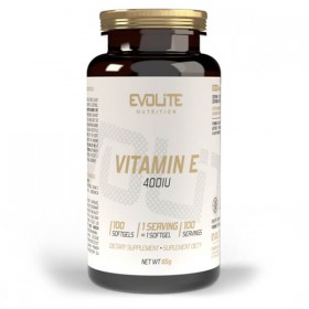 Vitamin E 400IU 100 softgels Evolite Nutrition