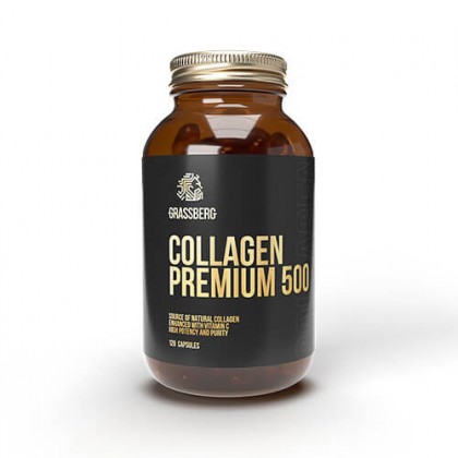 Colágeno Premium 500mg 120 caps Tomar Grassberg