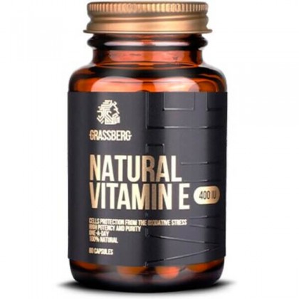 Vitamina E Natural 400 UI 60 caps Grassberg