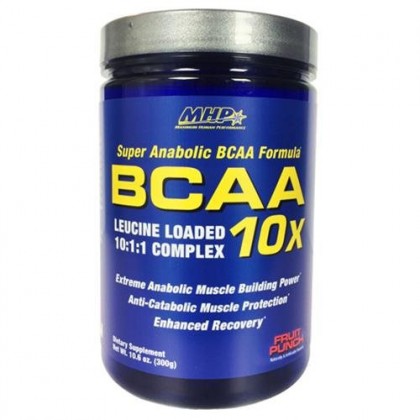 BCAA 10x 300g aminoácidos anabólicos MHP