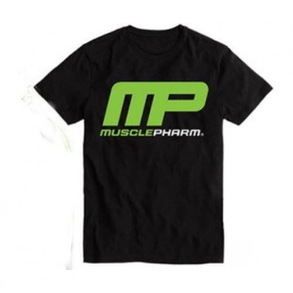 T-shirt Cor Preta Para Treino Musclepharm