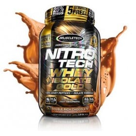 Nitro Tech Whey Plus Isolate Gold 2lb Protein Muscletech