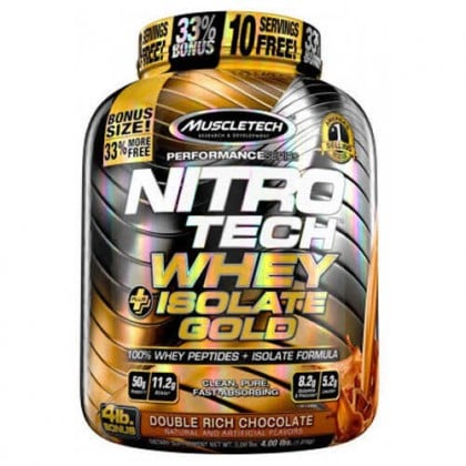 Nitro Tech Whey + Isolate Gold 1800g Proteina Muscletech