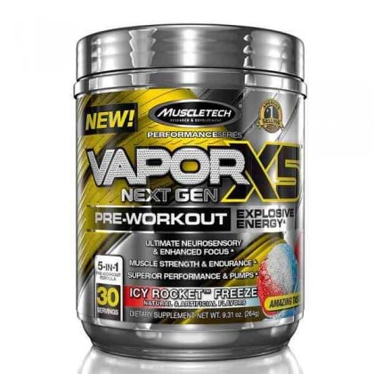 Vapor X5 Next Gen 232g 30 servings Muscletech