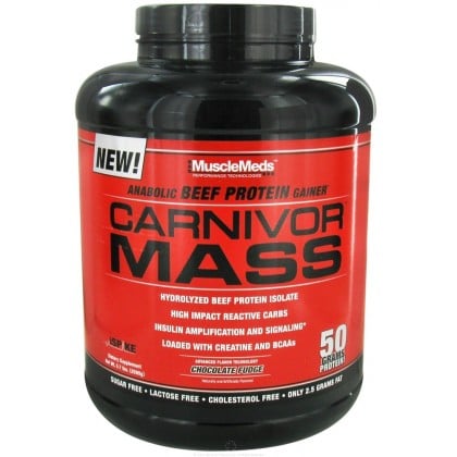 Carnivor Mass 2.5kg Beef Protein Gainer MuscleMeds