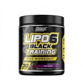 Lipo 6 Black Training 30 Servings Treino Nutrex