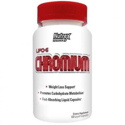 Lipo 6 Chromium 100 Liquid Capsules 200mcg Nutrex