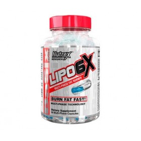 Lipo 6x Multi phase 60 capsules Nutrex