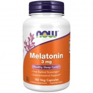 Melatonin 3 mg 180 Veg Capsules Now Foods