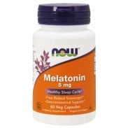 Melatonin 5 mg 60 capsules Now Foods