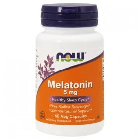 Melatonin 5mg 60 caps Melatonina Now Foods