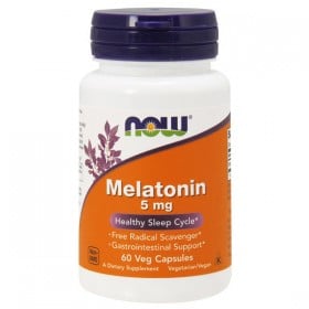 Melatonin 5 mg 60 capsules Now Foods