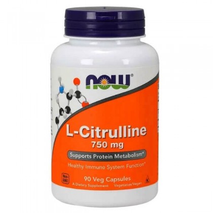 L-Citrulline 750mg 90 caps Now Foods