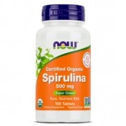 Spirulina 500mg 100 tabs Now Foods