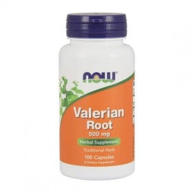 Valerian Root 500mg 100 caps Valeriana Now Foods