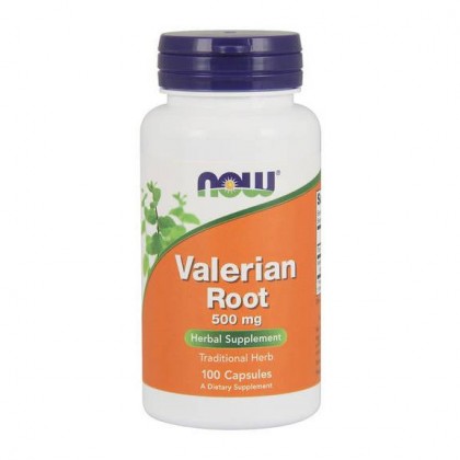 Valerian Root 500mg 100 veg caps Now Foods