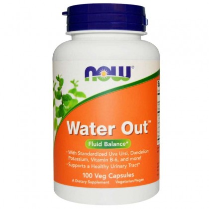 Water Out 100 capsules Effects Now Foods