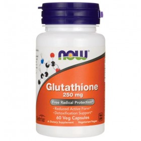 Glutathione 250mg 60 vcaps Now Foods - CorposFlex