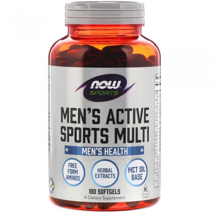 Men's Active Sports Multi 90 softgels Now Foods