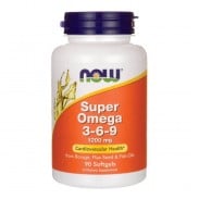 Omega Super 3-6-9 1200mg 90 softgels Now Foods 