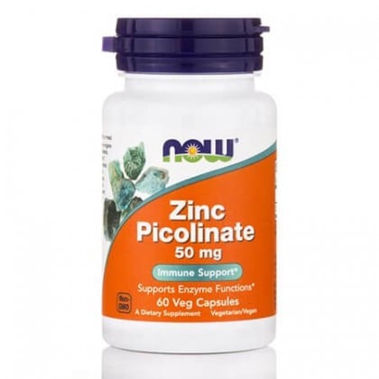Zinc Picolinate 50mg 60 caps Now Foods