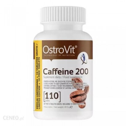 Caffeine 200 110 tabs 200mg Efeitos Ostrovit