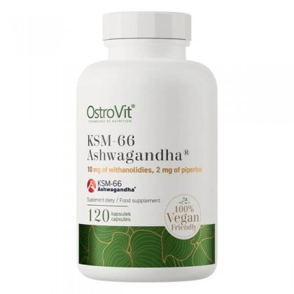 Ashwagandha KSM-66 120 Cápsulas OstroVit