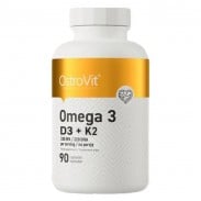 Omega 3 D3+K2 90 softgels OstroVit