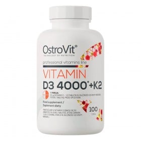 Vitamin D3 4000 + K2 100 tablets Ostrovit