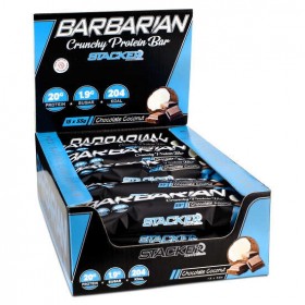 Barbarian Crunchy Protein Bar 55g Stacker2