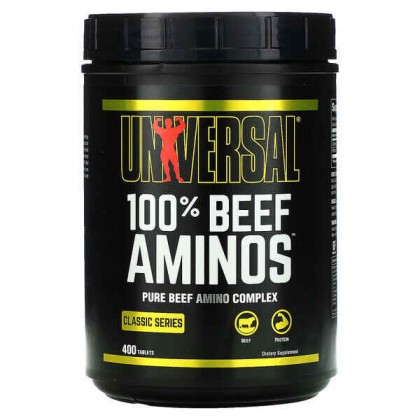100 Beef Aminos 400 tabs Universal Nutrition