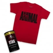 Animal Stak 21 packs + Free T-shirt Universal Nutrition