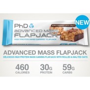 Advanced mass flapjack 120g protein snack PhD