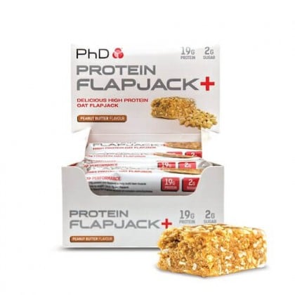 Protein Flapjack+ 75g Snack Barra PhD Nutrition